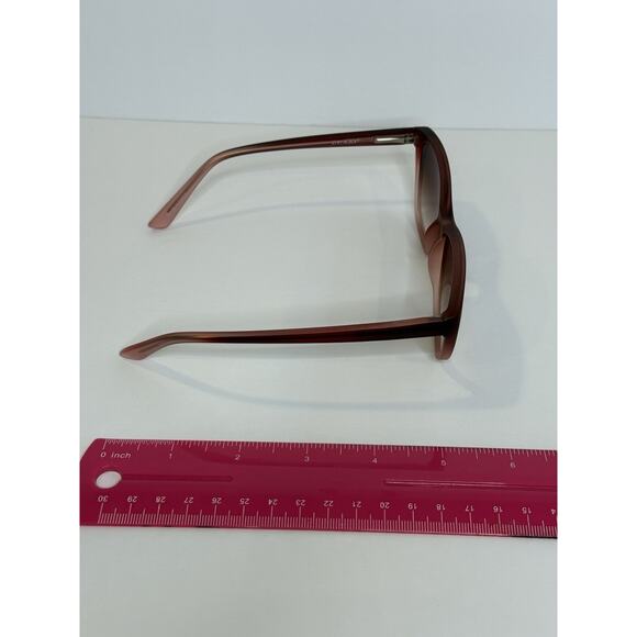 ZENNI® Women’s Reddish-Brown Gradient Cat Eye Sunglasses – Style 2027118 - Picture 8 of 10